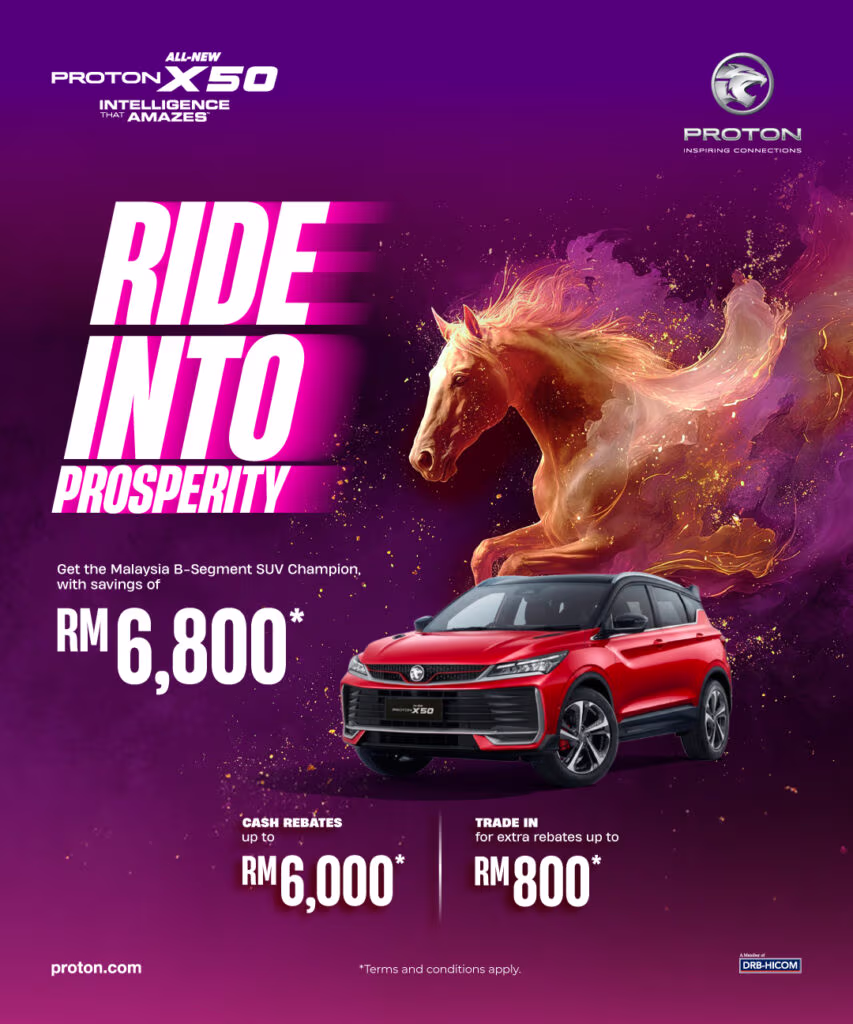Promosi Proton X50 Februari 2026 - Proton Anggun Rawang