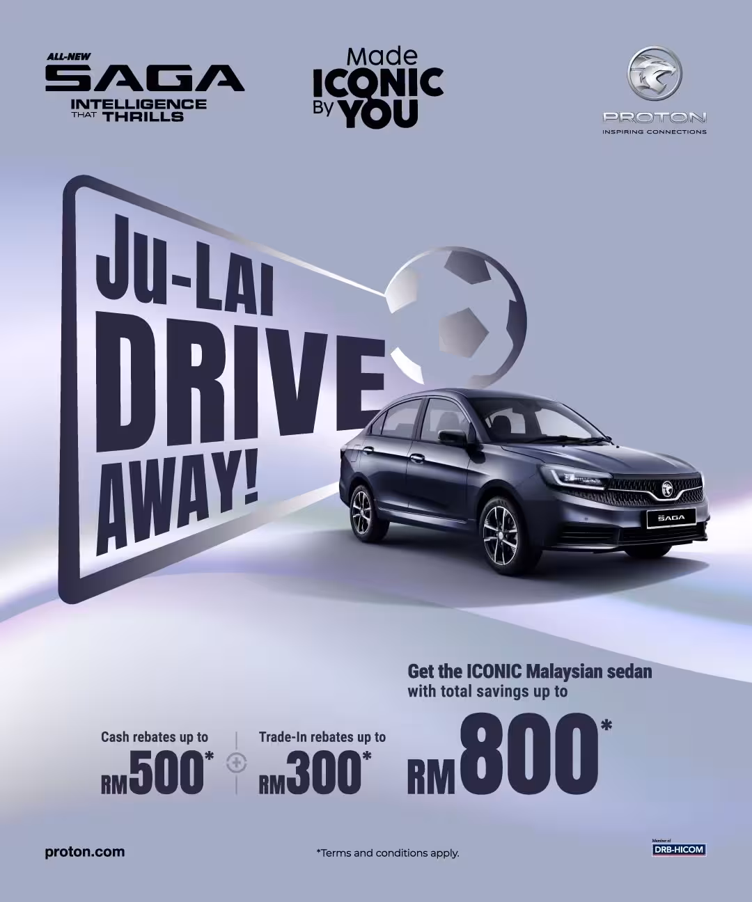 Promosi Proton Saga Julai 2026
